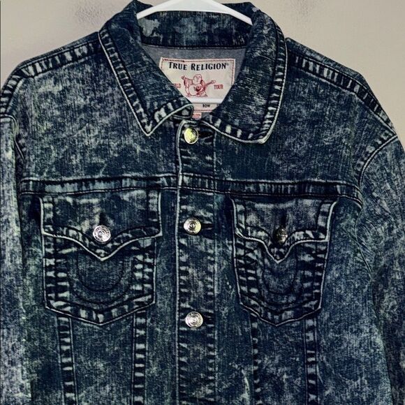 True Religion Blue Denim Jacket - Picture 4 of 15